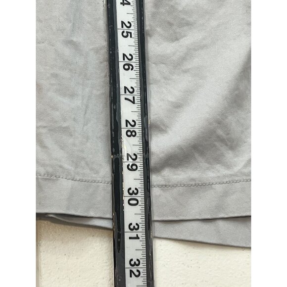 WHBM Gray Belted A-Line Maxi Skirt Plus Size 22W Long Work Career Modest - Picture 7 of 10